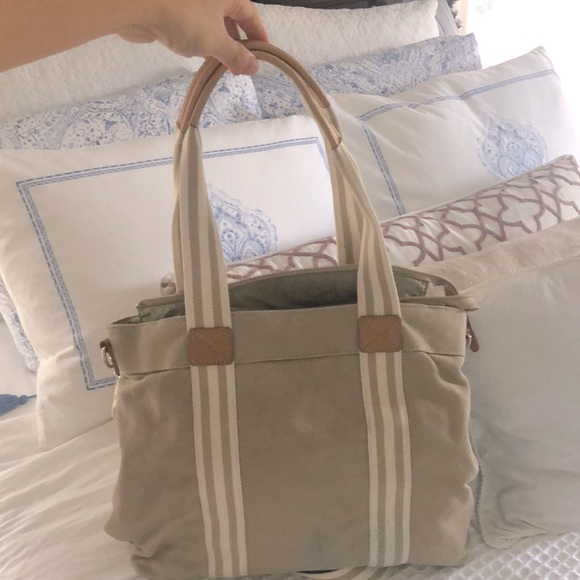 DONATED - Beige Classic pottery barn kids baby diaper bag - Picture 3 of 16